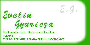 evelin gyuricza business card